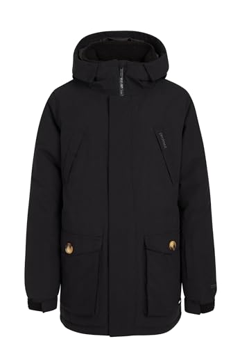 Protest Mädchen Ski Jacke PRTSTELLA JR 10K Wasserdicht Und Atmungsaktiv PFC-Frei True Black 164