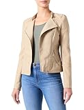 ONLY Female Bikerjacke in Lederoptik Leder-Look Jacke