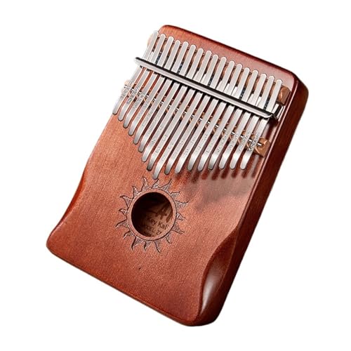 Kalimba Daumenklavier Kalimba Farbverlauf Kaffee Mahagoni Farbe Kalimba Fingerklavier helles Daumenklavier tragbares Musikinstrument