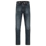 Riding Culture Straight Fit Washed Motorradjeans Herren Lang (blau), W36/L34