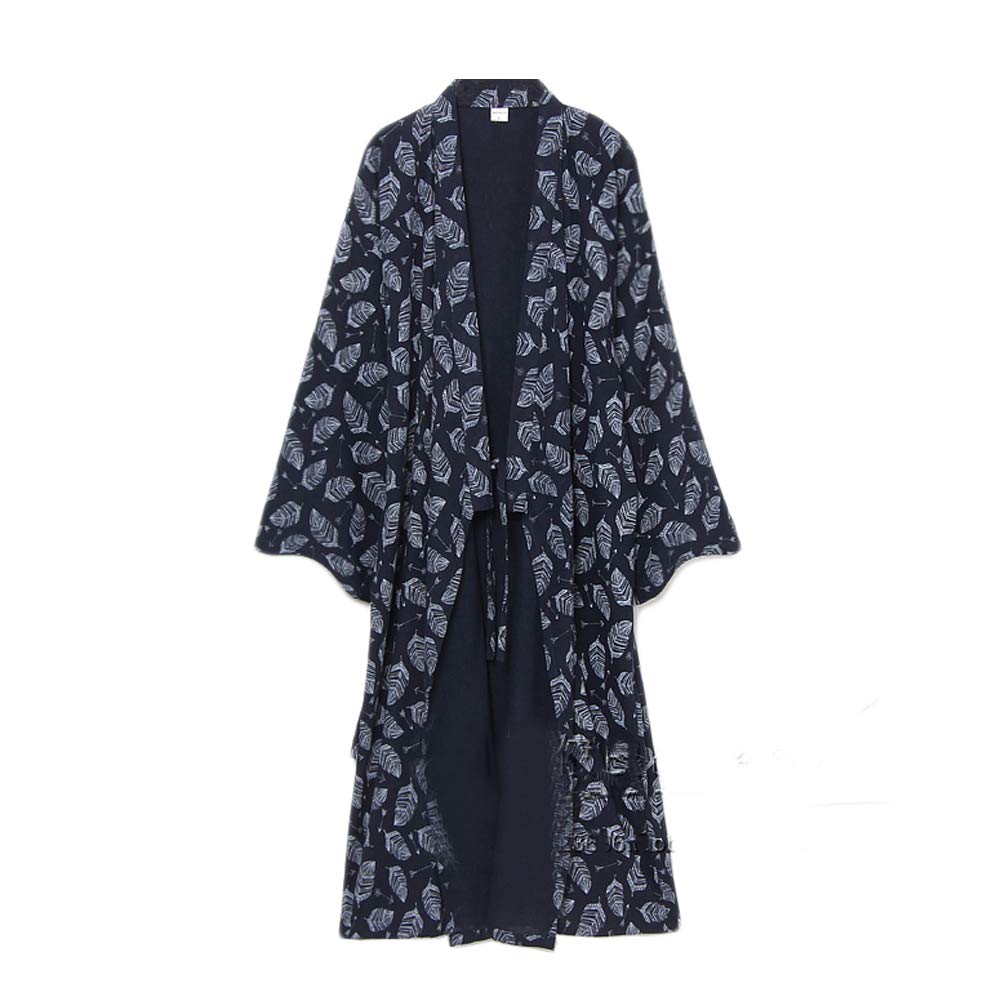 Männer Yukata Robes Kimono Robe Khan gedämpfte Kleidung Pyjamas [Größe M]