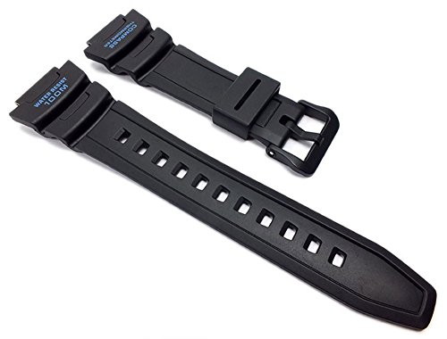 Casio Uhrenarmband Resin schwarz SGW-500H-2 SGW-500H