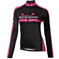 Rennrad Trikot, BOBTEAM Colors Damen Langarmtrikot, Größe S, Radsportbekleidung