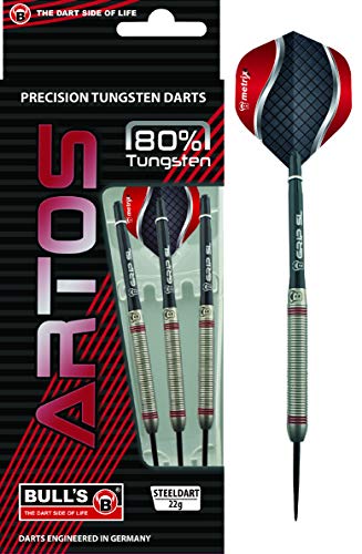 BULL'S Artos Steel Dart, rot, 24g