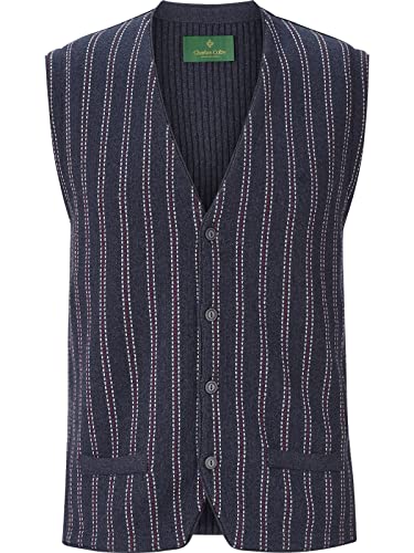 Charles Colby Herren Strickweste Bors (Indoor-Weste, Business-Weste) dunkelblau 2XL (XXL) - 60/62