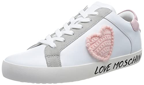 Love Moschino Damen Ja15132g1gial10a35 W.Sneakers, Weiß, 35 EU