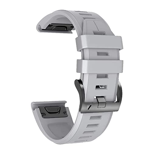 NEYENS Silikon-Uhrenarmband für Garmin Fenix 6S 6 6X Pro 5 5X Plus 3HR 935 Enduro, offizieller Stil, Schnellverschluss, 26 mm, 22 mm, 26 mm, Achat