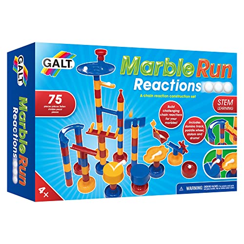 Galt Toys, Marble Run Reactions, Chain Reaction Toy, Ages 4 Years Plus