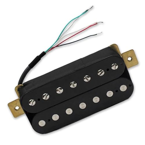 Schwarz 7 Saiten E-Gitarre Humbucker Bridge Pickup Coil Splitting Pickup Gitarrenteile Single-Coil-Tonabnehmer