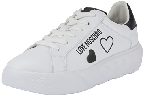 Love Moschino Damen Ja15904G0HIA110E Sneakers, Weiß, 40 EU