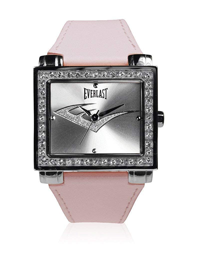 Everlast Unisex Erwachsene Analog Quarz Uhr mit Leder Armband EVER33-206-002