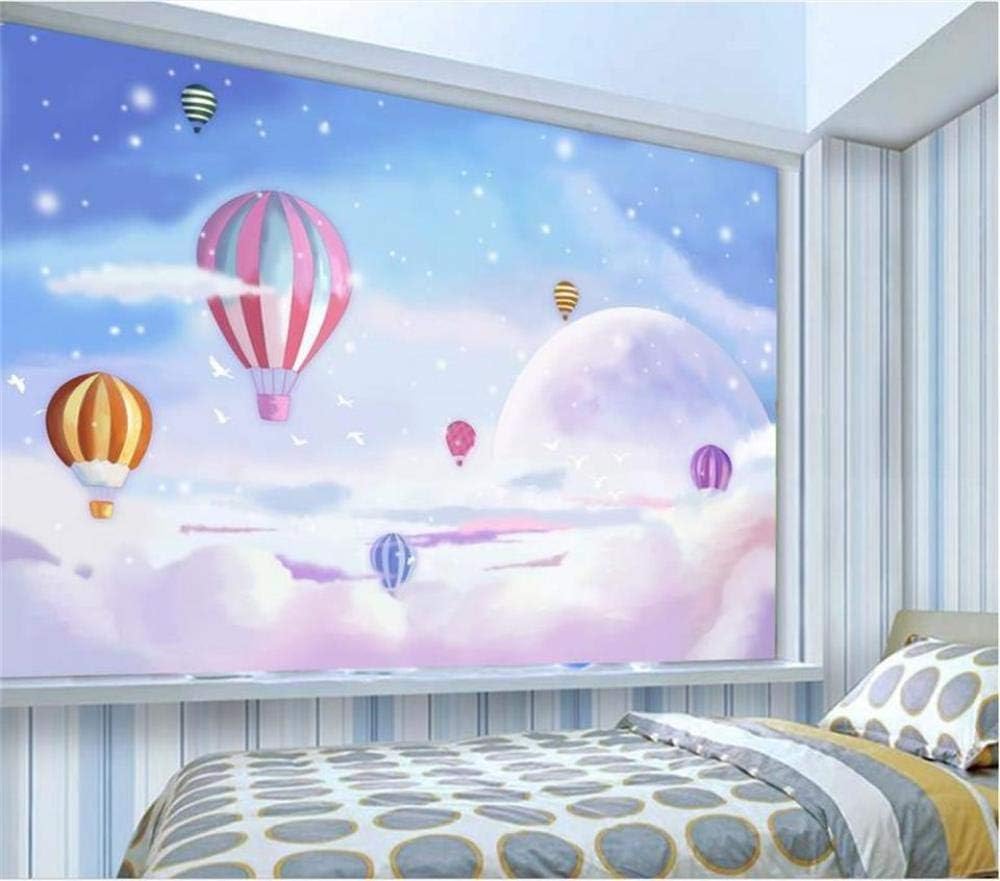 Fantasie Ballon Vogel 3D Tapete Poster Restaurant Schlafzimmer Wohnzimmer Sofa TV Dekorative Wand-150cm×105cm