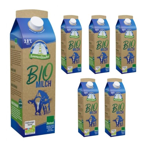 Milch 3,8% 1 l x 6 Stück