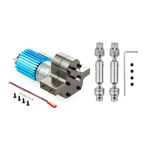 Pyatofy Metall Getriebe Getriebe 370 Motor mit Antriebs Welle Upgrade ZubehöR für C14 C24 B24 B36 MN D90 MN99S RC Auto,