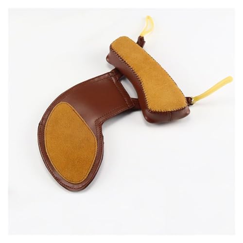 Violine Wangenstütze Schaffell Schulter weich Klavier Zubehör atmungsaktiv (Color : Brown chinrest cushion set 1/8 1/16)