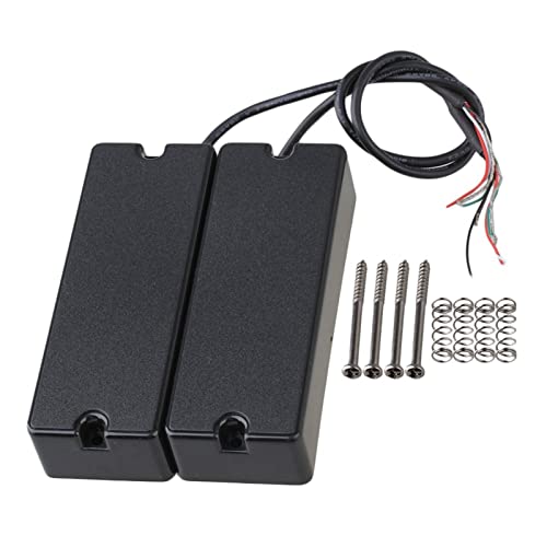 ZENGXUE 1 Stück Schwarz 5 String Bass Humbucker Pickup Für Elektrische Bassgitarre Pickup Humbucker Tonabnehmer Set