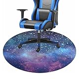 ALFAAL Gaming Stuhl Teppich Rund Bodenschutzmatte Bürostuhl Stuhlmatten rutschfest Bürostuhlunterlage for Büros, Schlafzimmer, Spielzimmer (Color : 5)