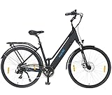 Trek-28D Trekking Pedelec | E-Bike | City Elektrofahrrad 28 Zoll Li-Ion-Akku 36V/13Ah Motor 250W Fahrunterstützung 25 km/h Modelljahr 2022 (Schwarz)