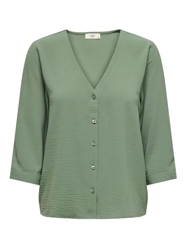 JdY Damen Jdycapote 3/4 Shirt WVN Noos Bluse, Sea Spray, 44 EU