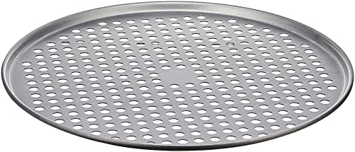 Cuisinart AMB-14PPP1 Pizza-Pfanne, 35,6 cm, klassisches Antihaft-Backgeschirr, silberfarben