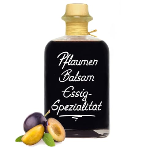 Pflaumen Balsam Essig - Spezialität 0,7L mit einem milden Aceto Balsamico sehr aromatisch sämig u. konzentriert 5% Säure