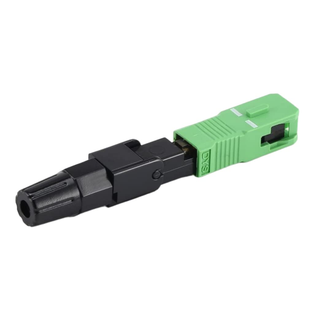 Qsvbeeqj Glasfaser Schnellverbinder (für C Hochwertiger Glasfaser Schnellverbinder Adapter Für FTTH Kaltverbinder Werkzeug 100 Stück