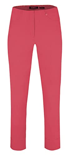 Robell-Bella09 Stretchhose mit Umschlag und Gesäßtaschen (as3, Numeric, Numeric_46, Regular, Regular, pink)