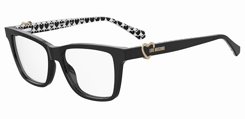 MOSCHINO LOVE brillengestell mol610, rechteckig, in pink havana, gefertigt aus acetate