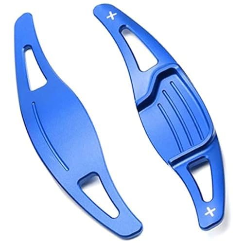 DOFABI for Ford, for Fusion, for Mondeo, for Vignale, for Titanium, for Platinum, for Wagon ST-Line SE Auto-Lenkrad-Schaltwippen-Verlängerungsschalthebel Schaltwippen-Erweiterungen(Blue)