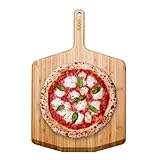 Ooni 40-cm Pizzaschieber aus Bambus – Servierbrett – Pizzabrett aus Holz – Extra große Pizzaschaufel Zubehör