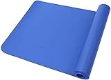 Pilates Yoga Matte Übungsmatte Sit-ups Stretching Liegestütze Männer Frauen Eco Fitness Trainingsmatte (Color : Blu, Size : 183x80x1cm)