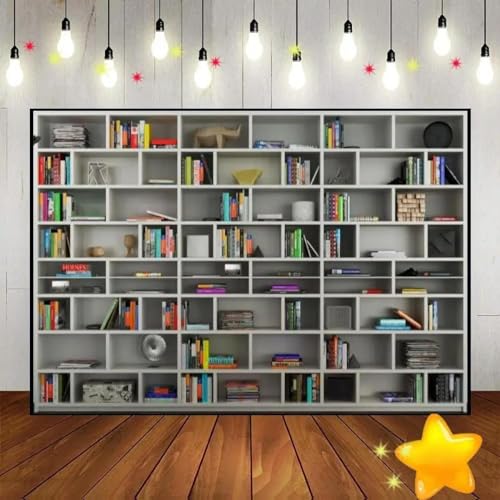 Bücherregal Cust Geburtstag Hintergrund High-Definition Hintergrund Foto Weiß Fotografie Hintergründe Einfach Vielfältiges Banner 350x230cm