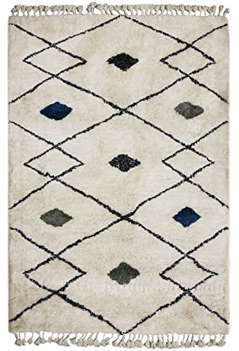 Rabat 02 Ivory/Denim 200x290cm