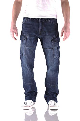 Big Seven Brian Dark Ocean Cargo Herren Jeans, Hosengröße:W42/L30