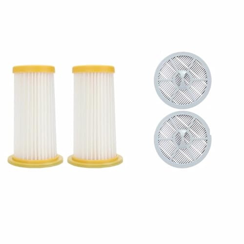 ZEMNLO Staubsaugerfilter und Luftauslass-HEPA-Filter, for FC8208 FC8250 FC8260 FC8262 FC8264 Staubsaugerzubehör Wartung von Vakuumfiltern(Size:SET 2)