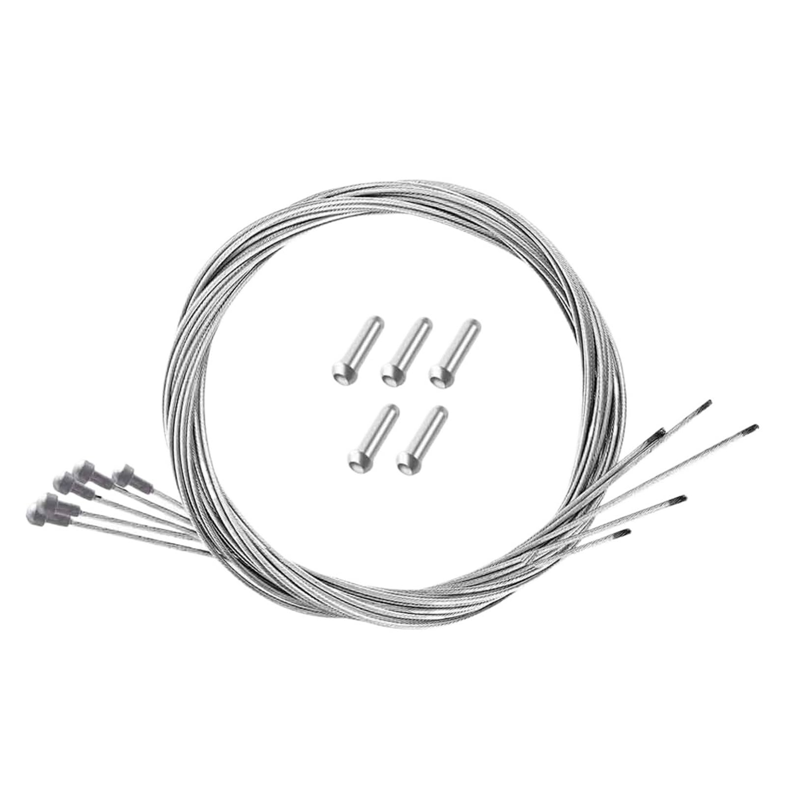 5 PCS Fahrradbremsenleitung Straßen-Mountainbike-Bremskabel Universal-Fahrradschaltkabel Langlebiger Straßen-MTB-Bremsschaltdraht(Road Brake Cable)