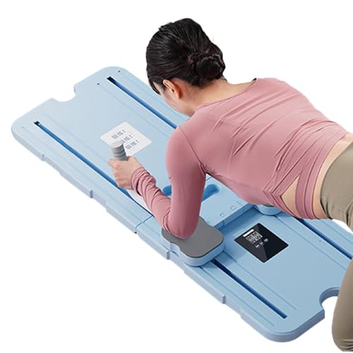 Takluu Pilates Reformer,Pilates Reformer Board - Multifunktionales Bauchbrett | Automatisches Rebound-Bauchbrett, Flache Unterstützung, Training, Faltbarer Pilates-Trainer für Heimübungen