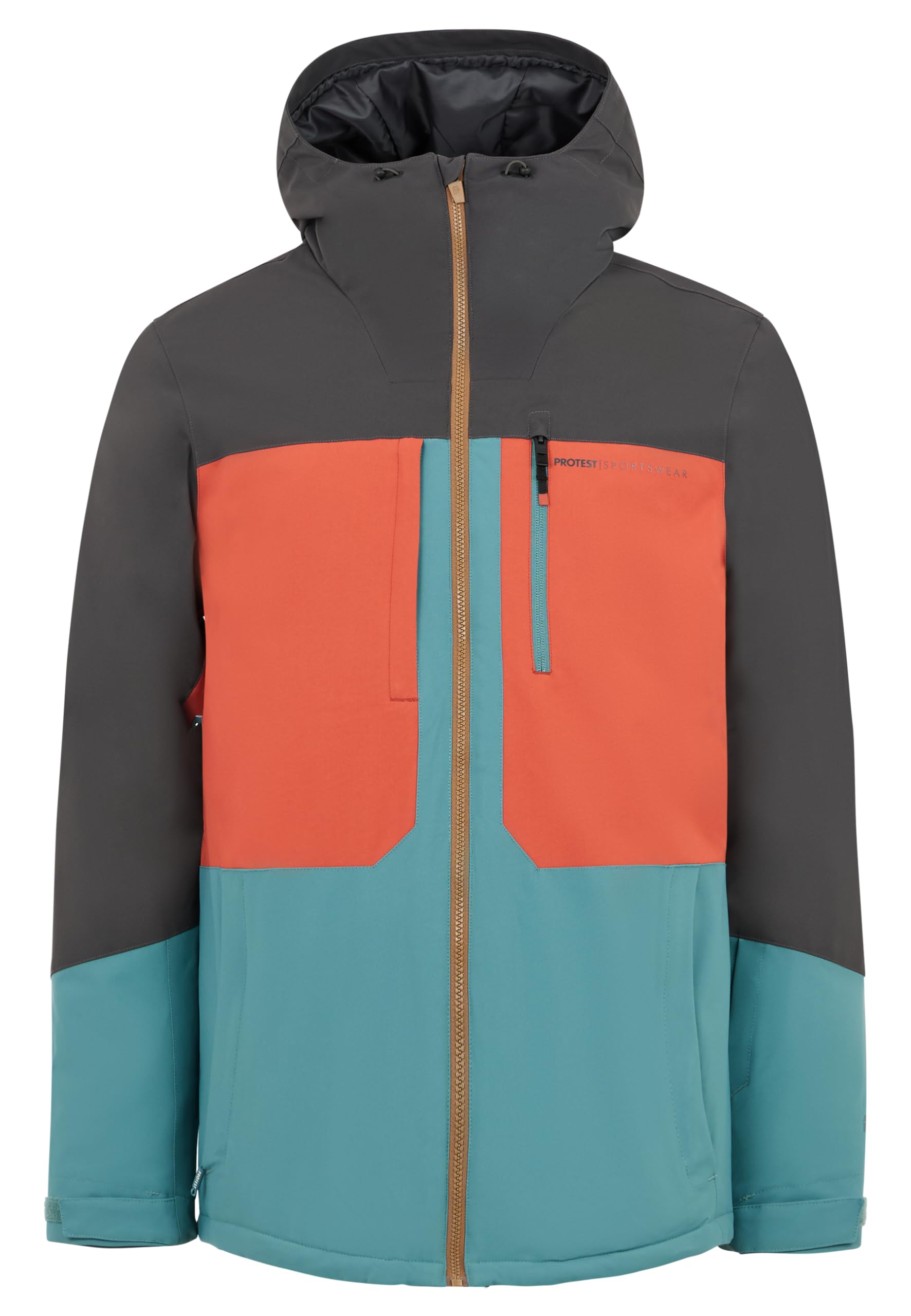 Protest Men Ski- Und Snowboardjacken PRTPOMANO Atlantic Green XL