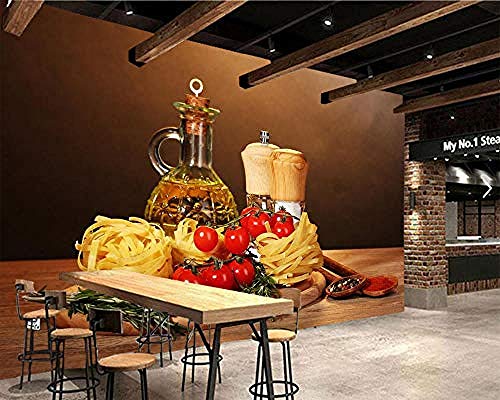 Kithchen Wandbilder Tomaten Gewürze Schneidebrett Nudelflasche Gewürz Lebensmittel 3D Wallpaper Wohnzimmer Küche Re Tapete wandpapier fototapete 3d effekt tapeten Wohnzimmer Schlafzimmer-200cm×140cm