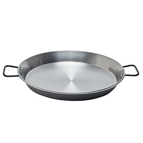 Garcima Paella Pfanne Stahl poliert, grau, 45 cm, 6 portions