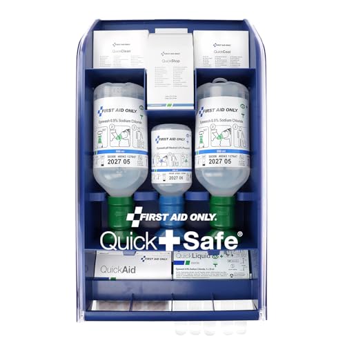 First Aid Only Erste-Hilfe-Koffer Quick+ Safe DIN EN 15154-4 blau (P-44027 00)