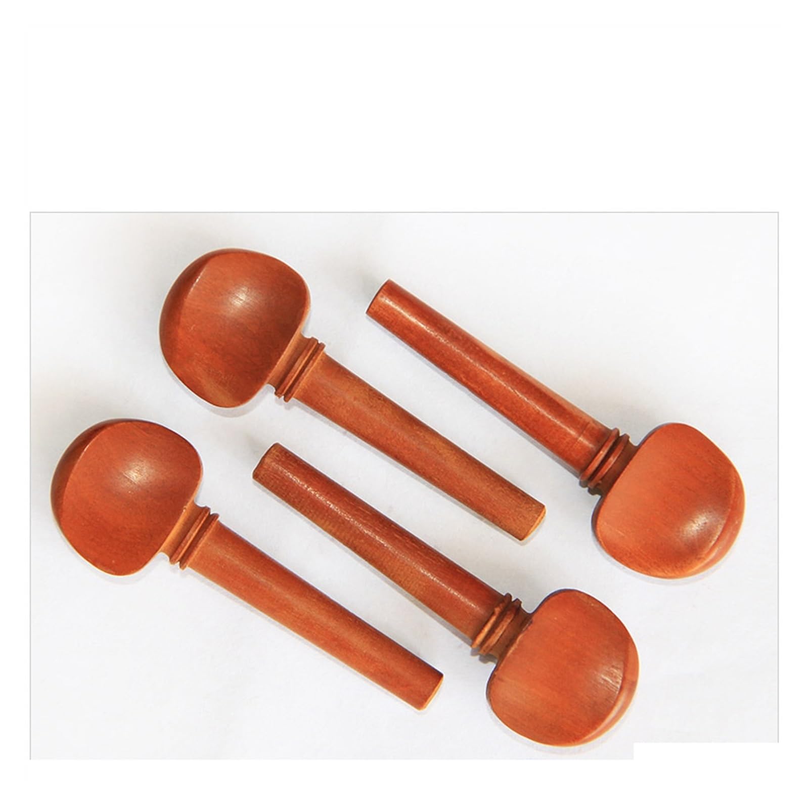 Violinknopf-Pegs aus Jujube-Material, professionelles Zubehör für Violininstrumente (Size : 4pcs 1/2)