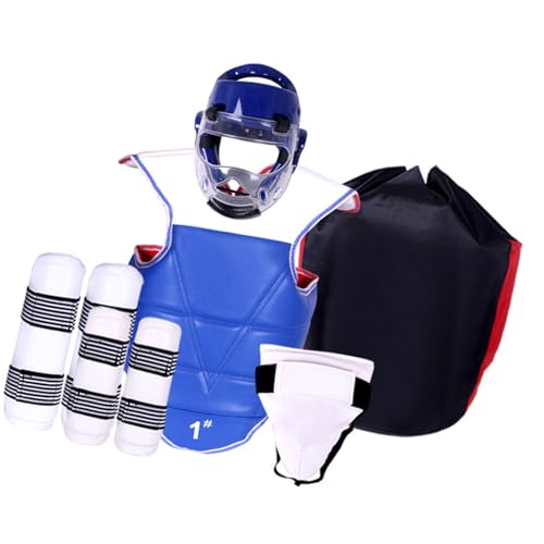 JUNNASALIKER Box-Brustschutz, Körperschutz, Taekwondo, Kickboxen, Oberkörper, Bauchrippen, Schutz, Trainings-Pad-Set