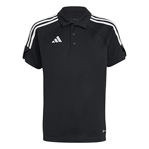 adidas Unisex Kinder Polo Shirt (Short Sleeve) Tiro23 L Polo Y, Black, HS3586, 176