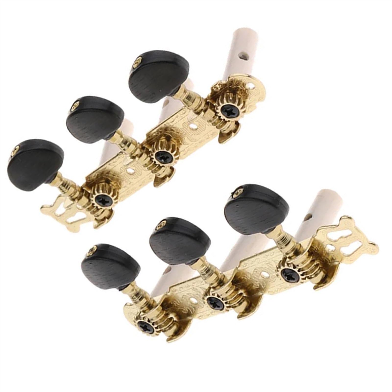 Strings Tuning Pegs Mechaniken Für Gitarre Set mit 2 Stimmwirbeln für Gitarrensaiten als Ersatz für 6-saitige Gitarren