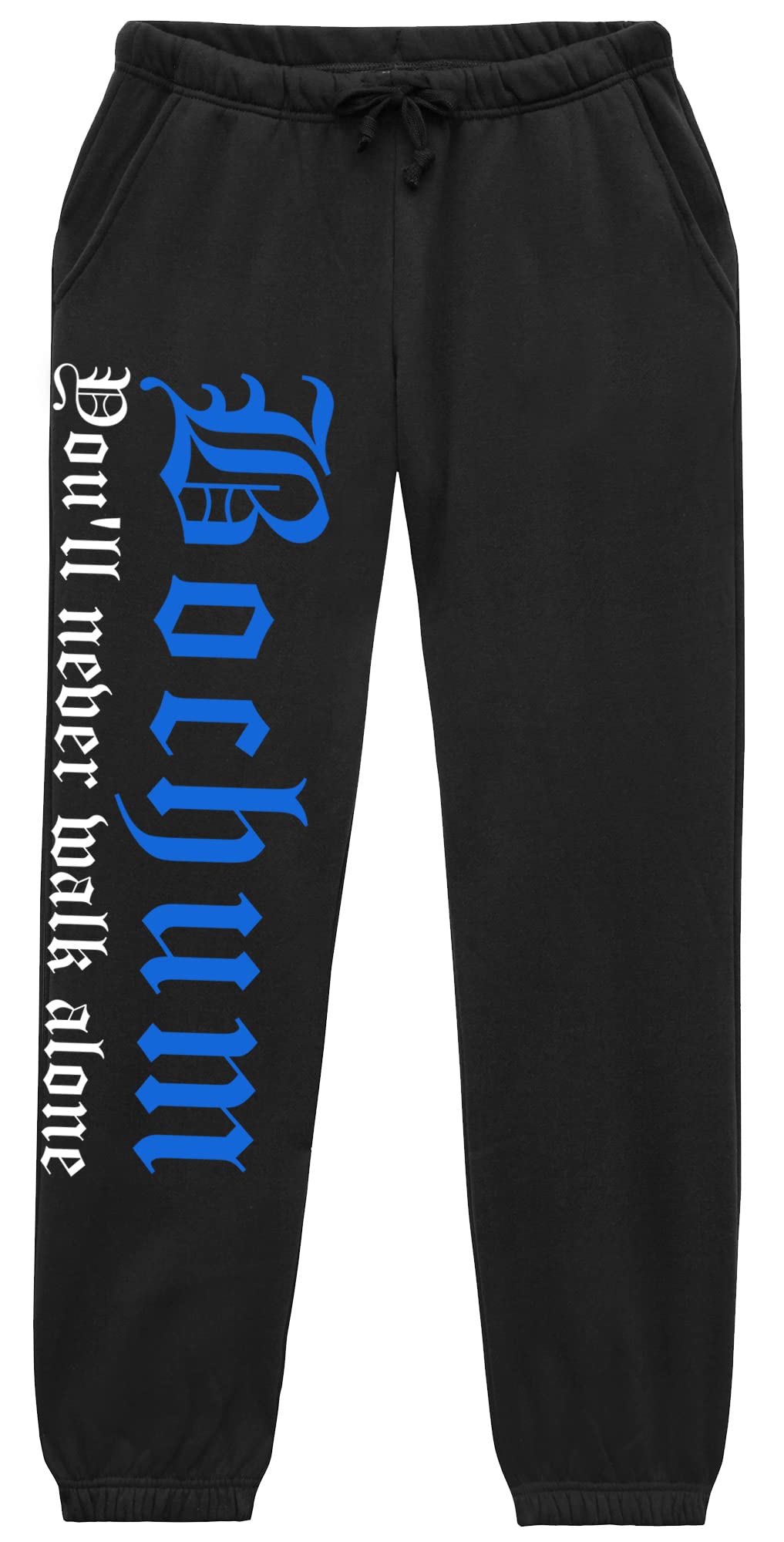 Bochum Never Walk Alone Jogginghose | Bochum Hose Herren Fussball Ultras Sport Freizeit | (L)