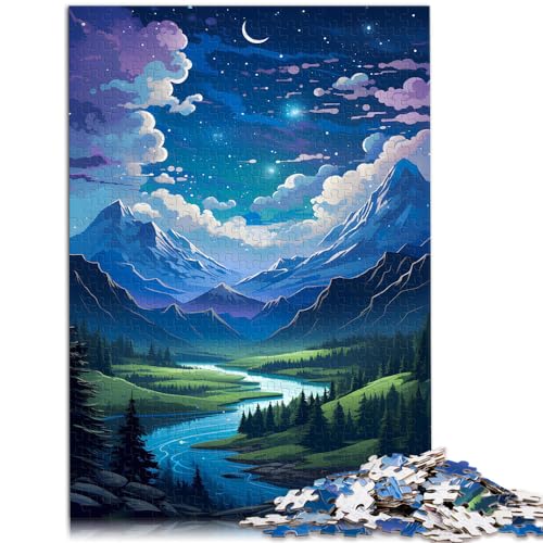 Puzzle-Geschenk, wunderbare Welt, Kunst-Puzzle für Erwachsene, 1000 Teile, Holzpuzzle, Spaß für Aktivitäten zu Hause, Geburtstagsgeschenk, Reisegeschenke, 1000 Teile (50 x 75 cm)