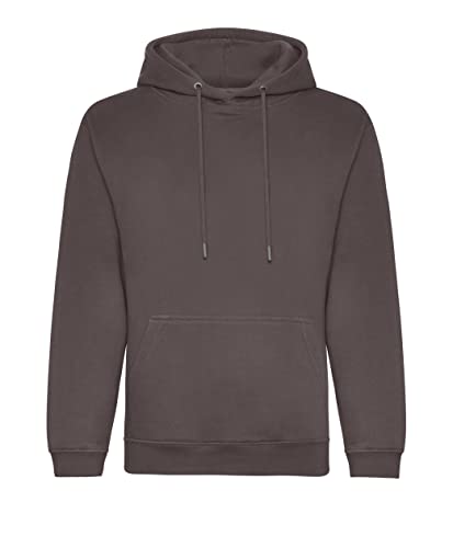 AWDis Just Hoods JH201 Unisex Organisch Kapuzenpullover - Holzkohle - XL