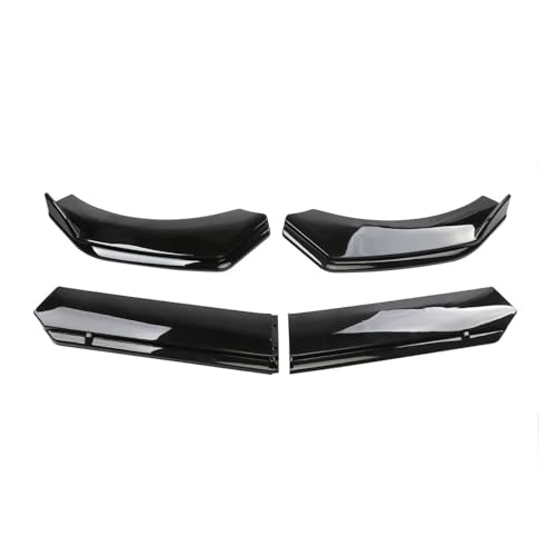 Frontspoiler Lippe Für Alfa Für Romeo Für Giulia 2000-21 Auto Frontstoßstange Kinnlippe Spoiler Body Kits Splitter Rock Diffusor Schutzabdeckungen Frontstoßstange Spoiler(Gloss Black)