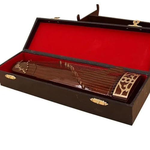 Ornamente für Musikinstrumente Mini Guzheng Ornament Holz Guzheng Musikinstrument Modell Szene Dekoration Zubehör (Size : 25CM)